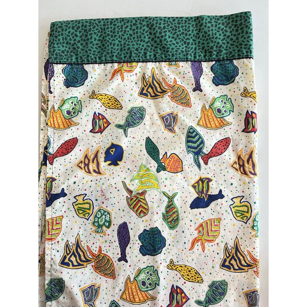 Jenny Kee Sheridan Tropikee Tropical Fish Twin Flat Sheet 64x100 Retro Colorful